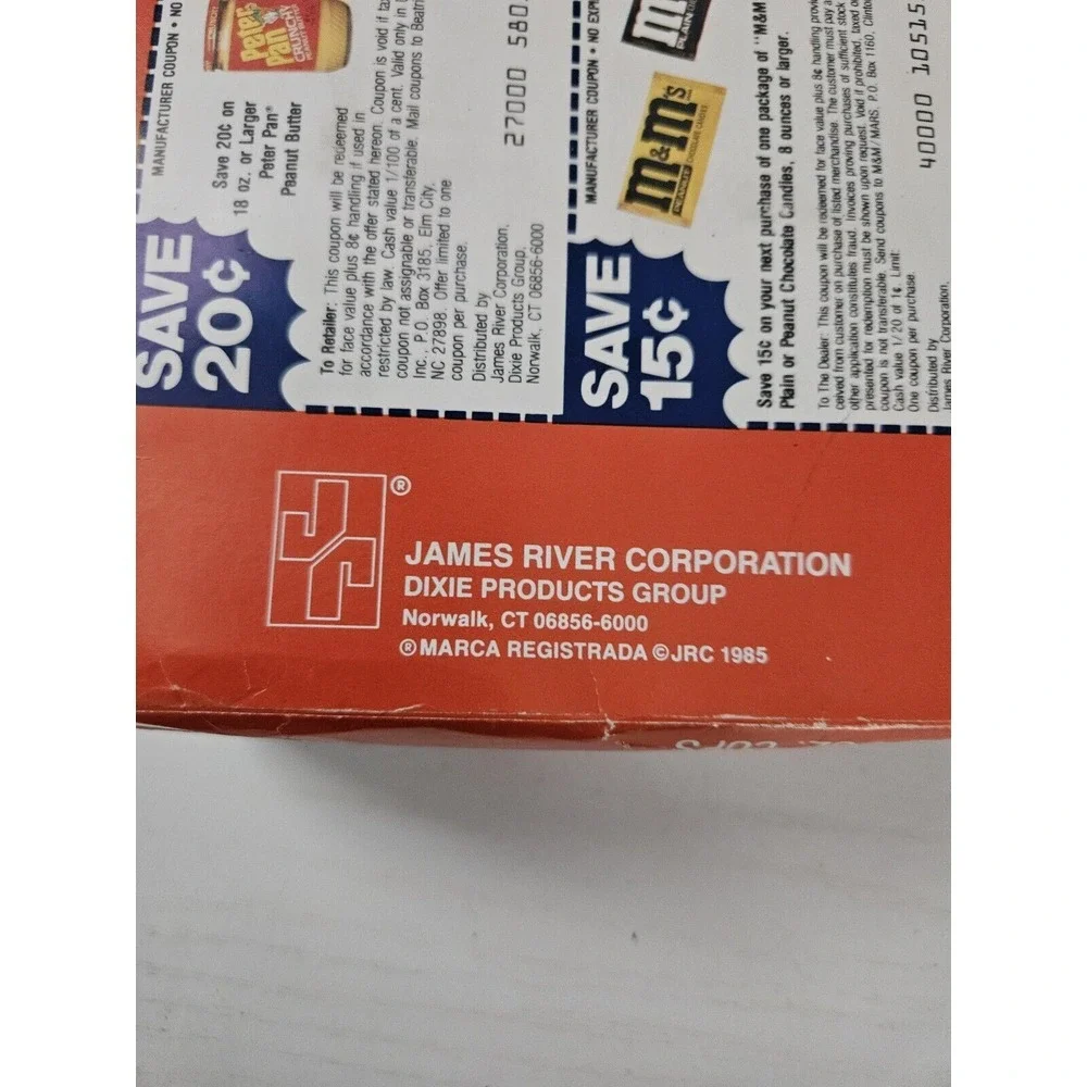 Vintage Dixie Cups Spice Collection 99Ct 5oz Old Stock/Open Box 1986 *READ*‎